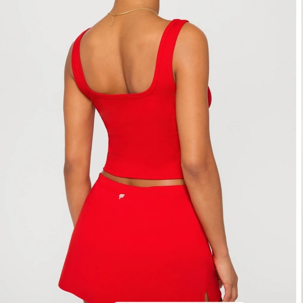 Daily Rib Cropped Square Neck Tank - Picture 4 of 4